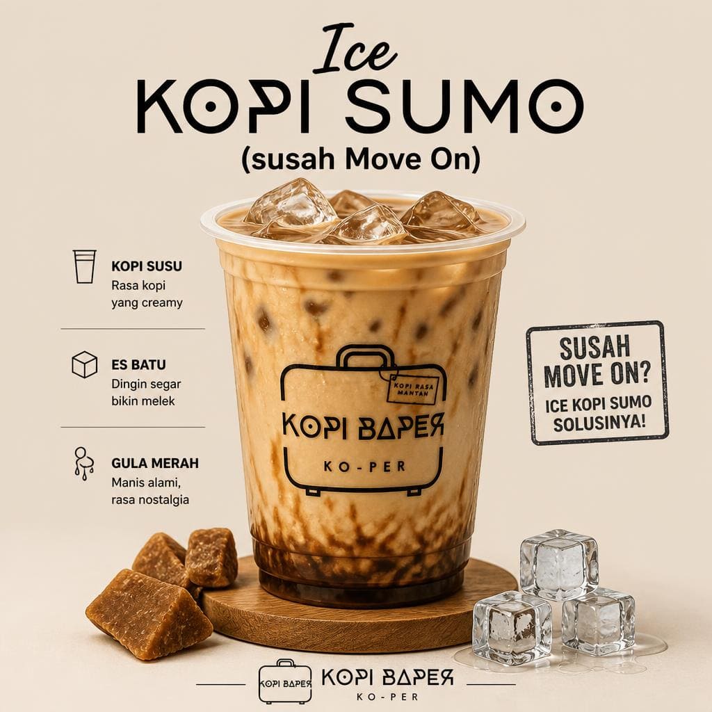 Ice Kopi Sumo Susah Move On Kopi Baper